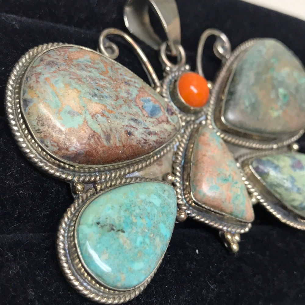 Butterfly Stone Pendant